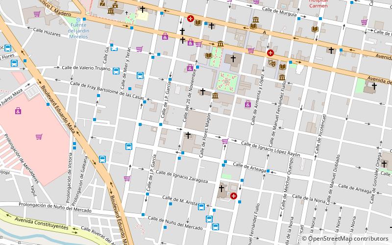 mercado benito juarez oaxaca location map