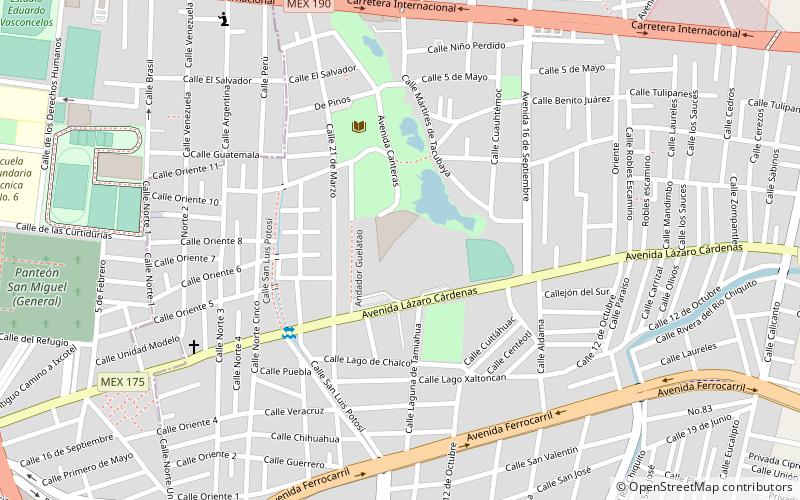 estadio benito juarez oaxaca location map