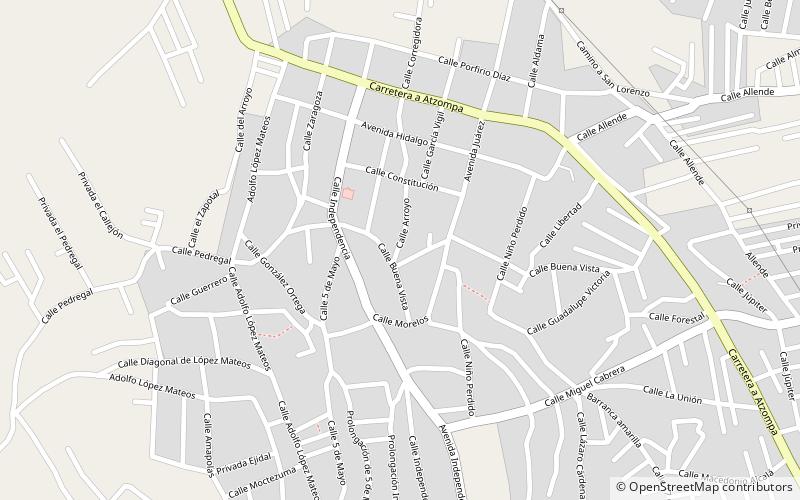 Santa María Atzompa location map