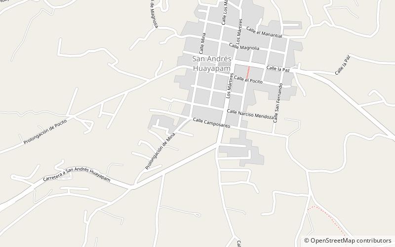 san andres huayapam oaxaca location map