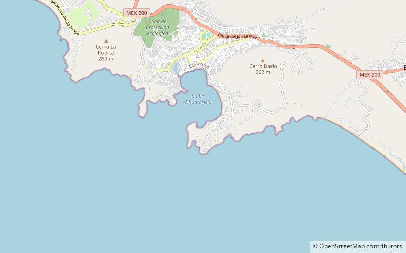 Playa Las Gatas location map
