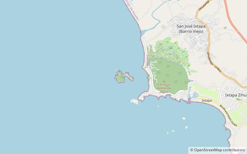 Isla Ixtapa location map