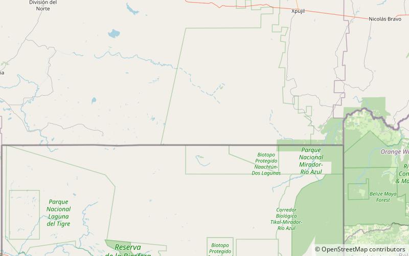 Parque regional municipal Actún Kan location map