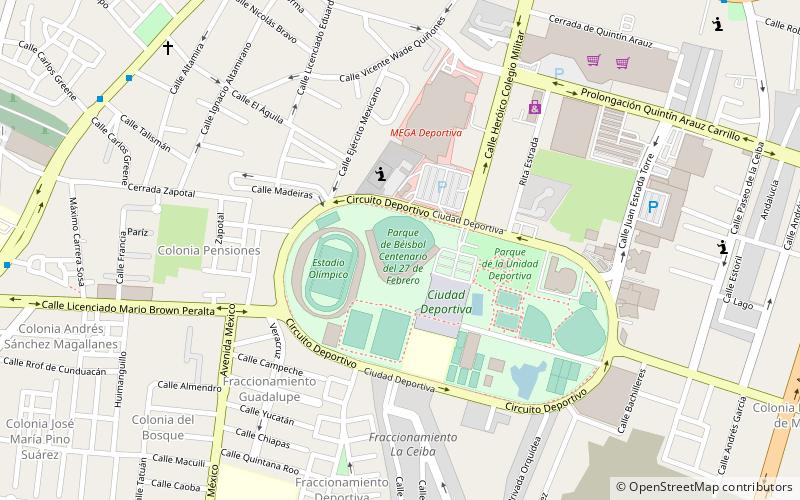 Estadio Centenario 27 de Febrero location map