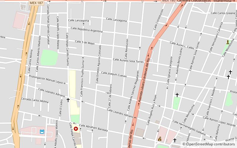 Cardenás location map
