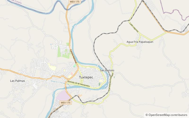 Tuxtepec District location map