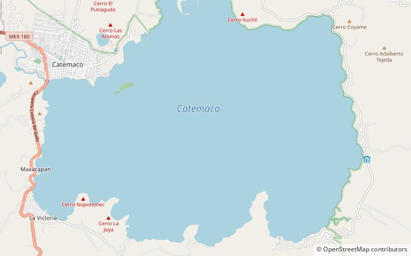 Laguna Catemaco location map