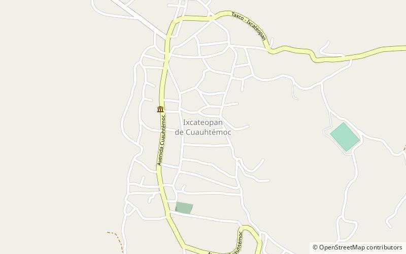 Ixcateopan de Cuauhtémoc location map