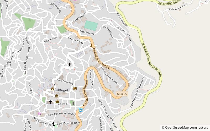 Mina de Taxco location map