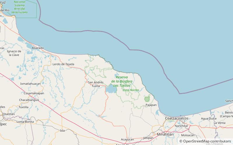 Sontecomapan Lagoon location map