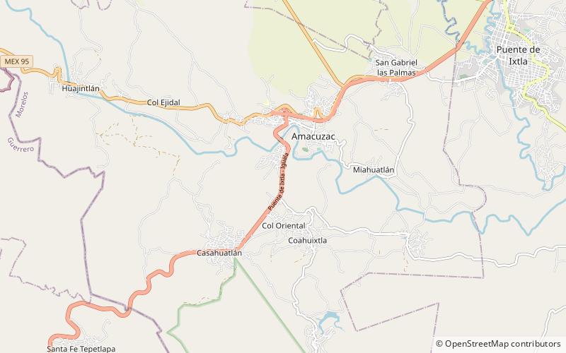 Amacuzac location map