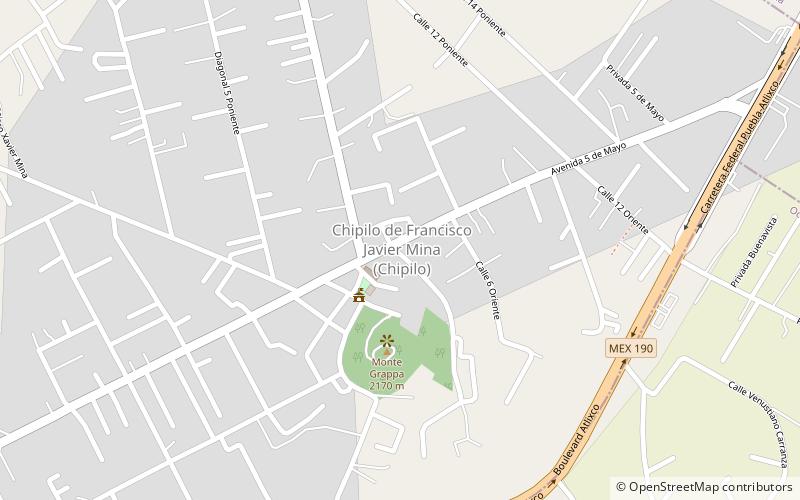 Chipilo location map