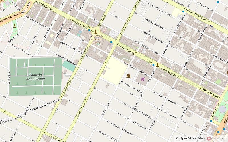 universidad popular autonoma del estado de puebla location map