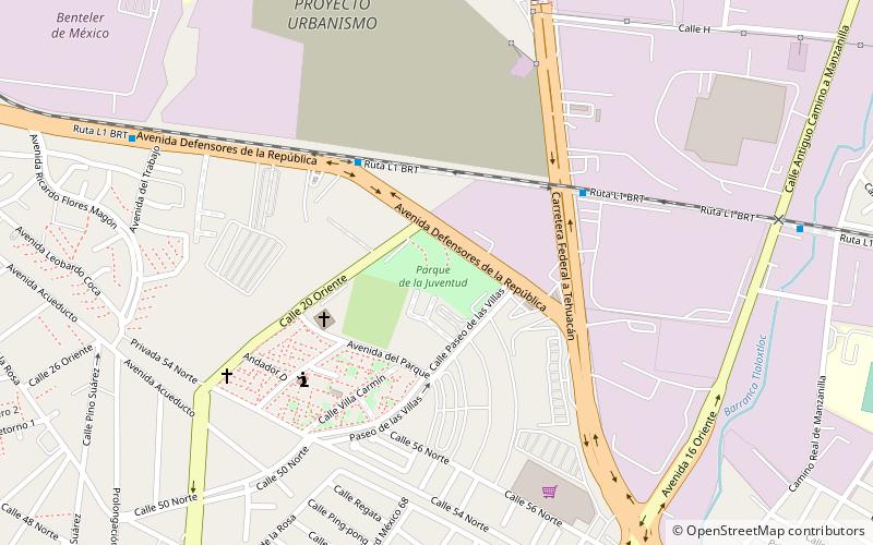 Parque de la Juventud location map