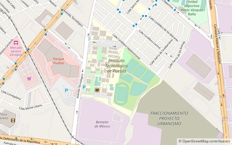Instituto Tecnológico de Puebla location map
