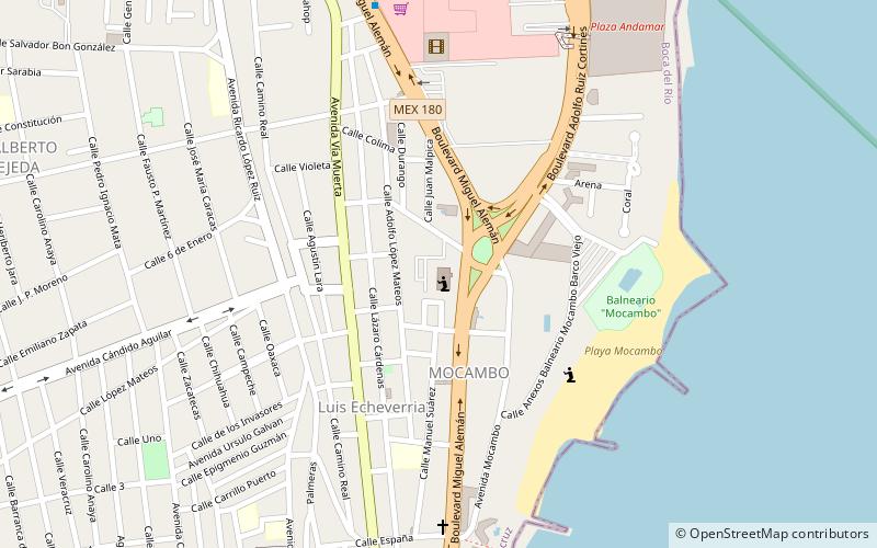 Veracruz Mexico Temple location map
