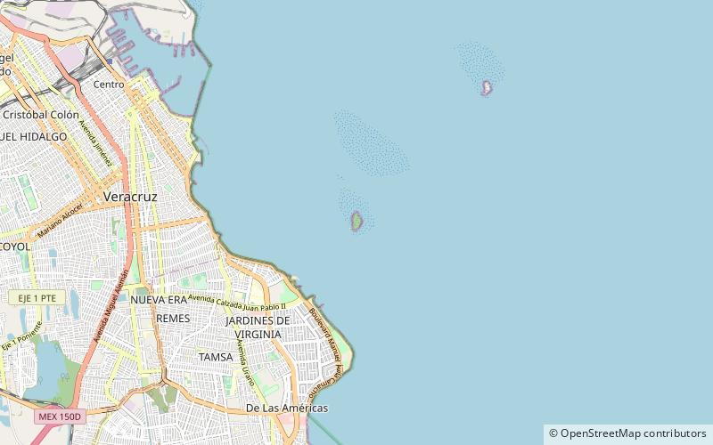 Isla de Sacrificios location map