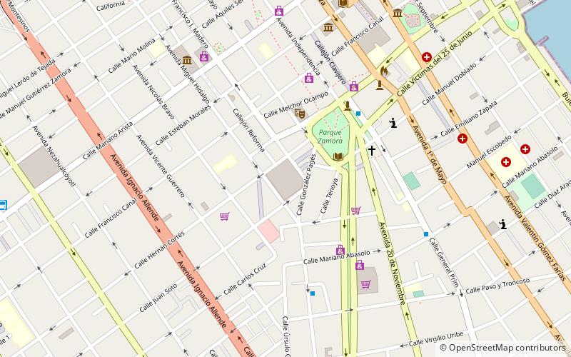 mercado hidalgo veracruz location map
