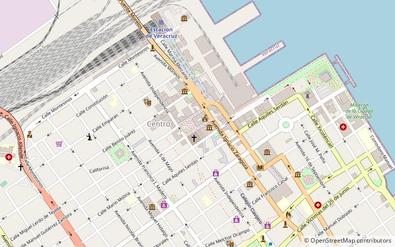 palacio municipal veracruz location map
