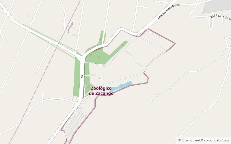 Zoológico de Zacango location map