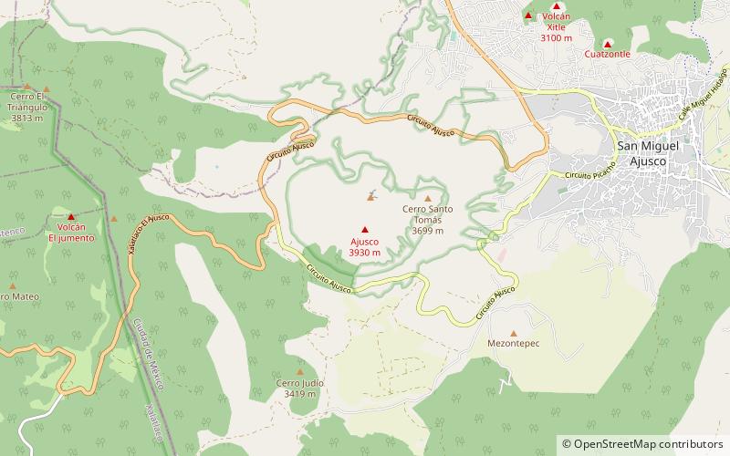 Ajusco location map