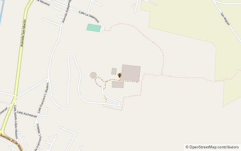 Xochitecatl location map