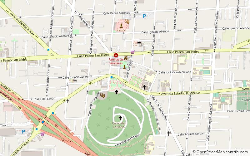 Metepec location map