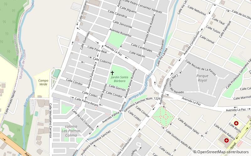 Jardín Santa Bárbara location map