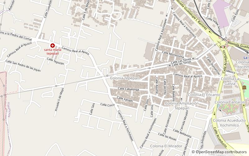 tepepan miasto meksyk location map