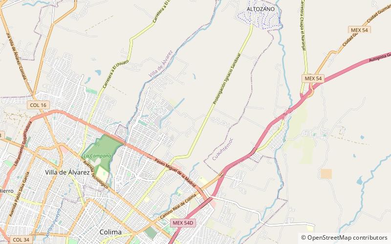 capacha location map
