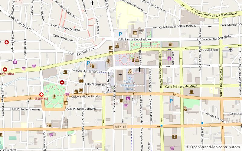 Toluca Cathedral location map