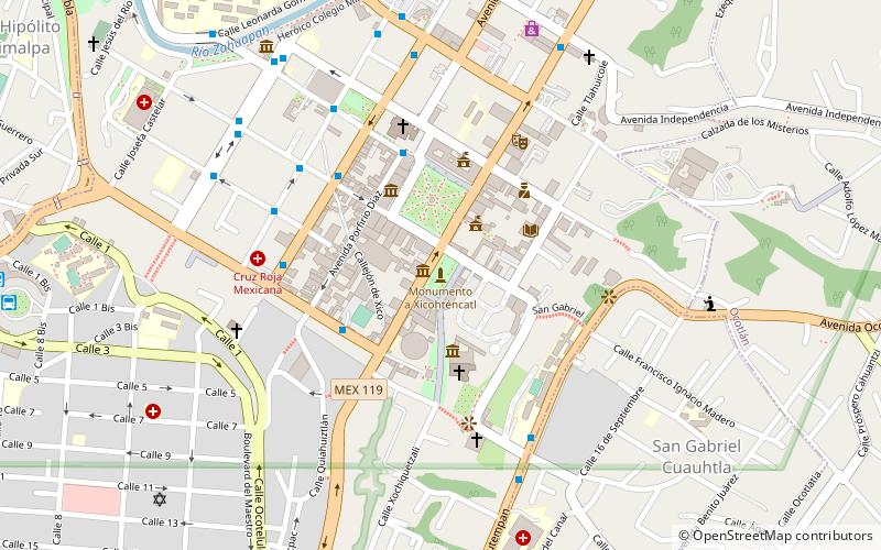 Tlaxcala City Cathedral location map