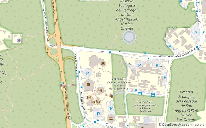 Biblioteka Narodowa Meksyku location map