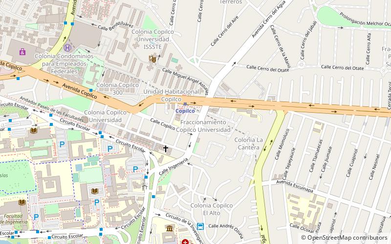 copilco mexico city location map