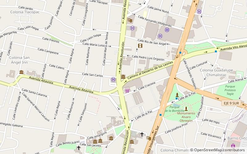 museo de arte carrillo gil mexico city location map
