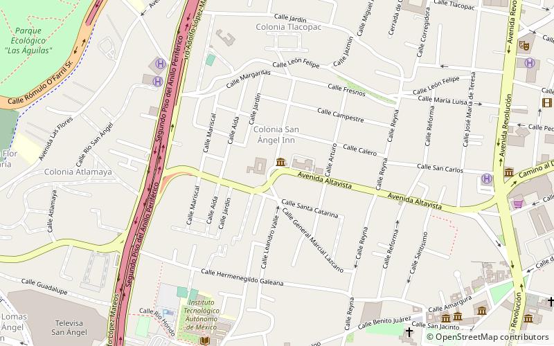 museo casa estudio diego rivera y frida kahlo mexico city location map