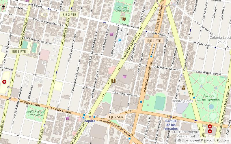 Universidad 767 location map