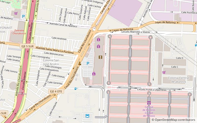 Plaza Central location map