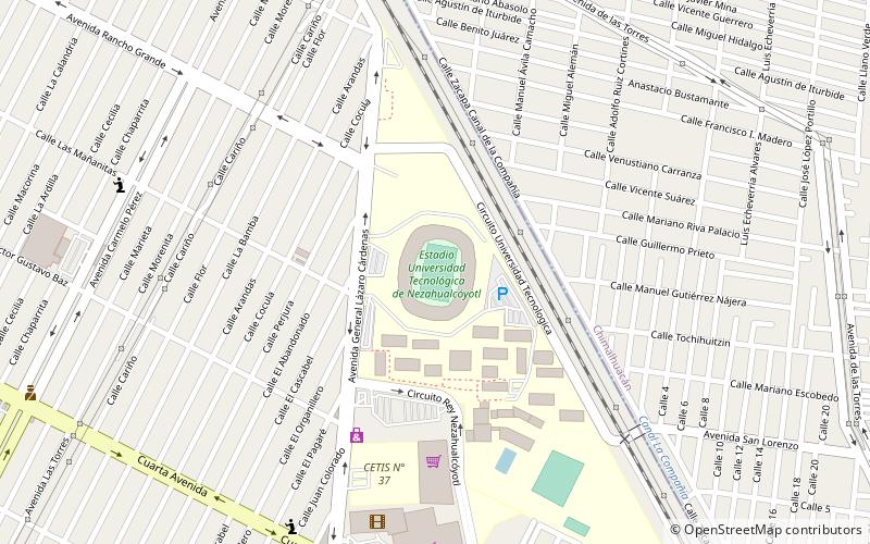 Estadio Neza 86 location map