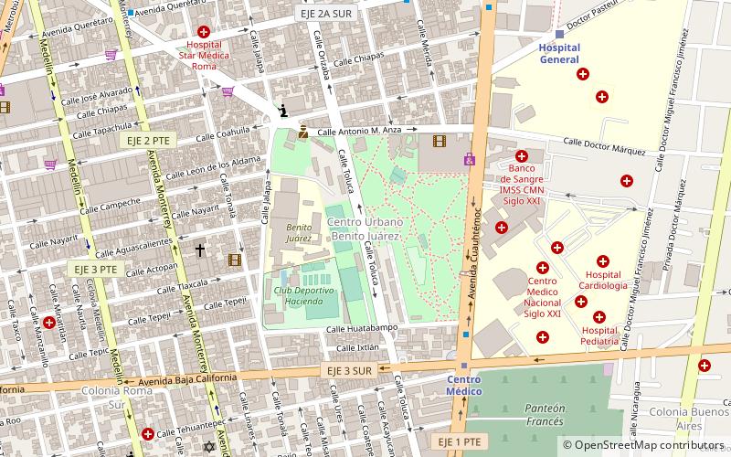 Centro Urbano Benito Juárez location map