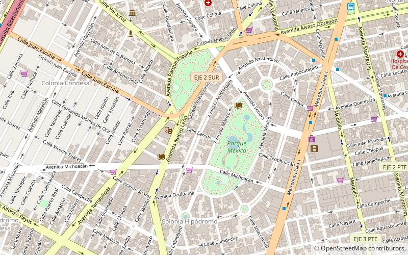 Amsterdam Avenue location map