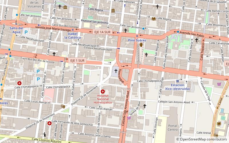 Plaza Tlaxcoaque location map