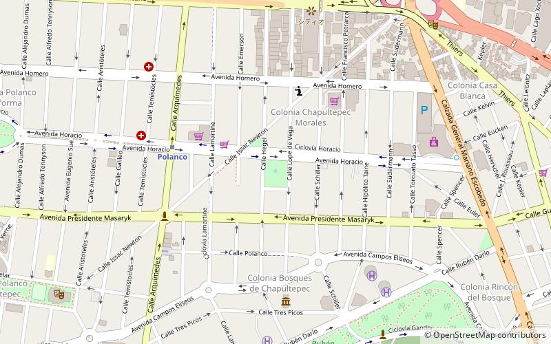 Plaza Uruguay location map