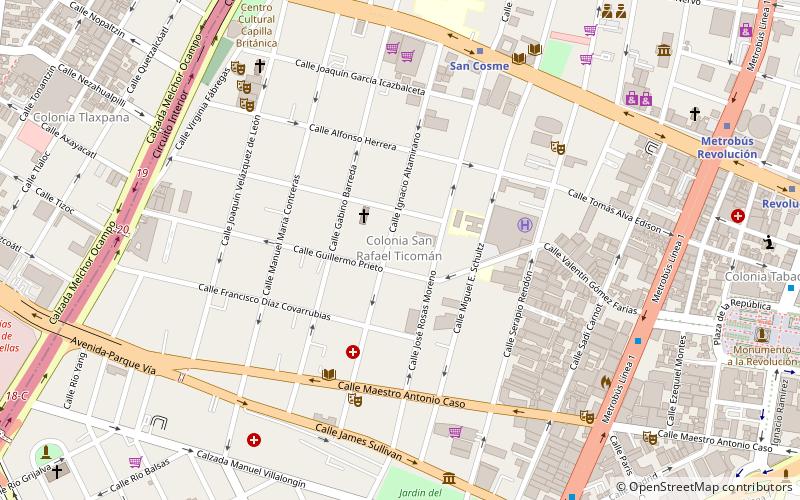 Colonia San Rafael location map