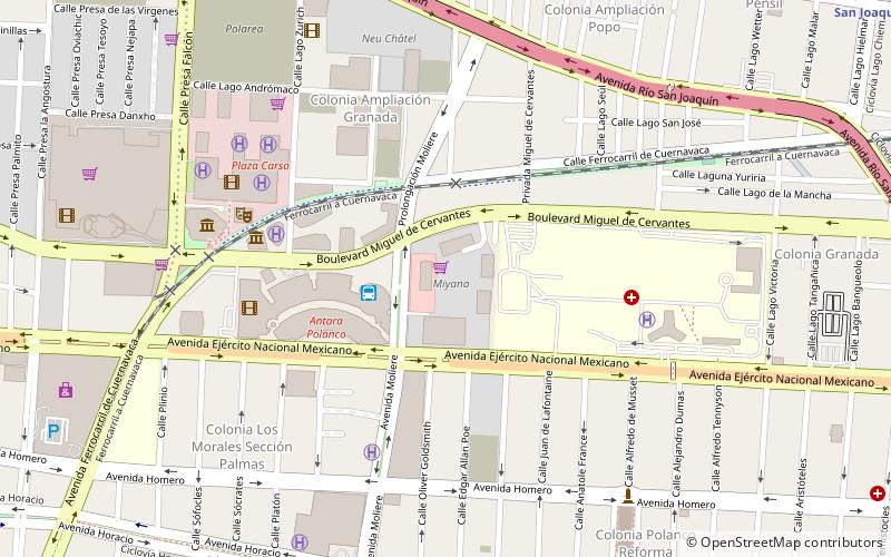 miyana mexico location map