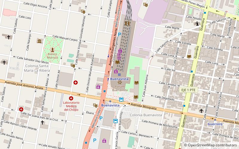 Colonia Buenavista location map