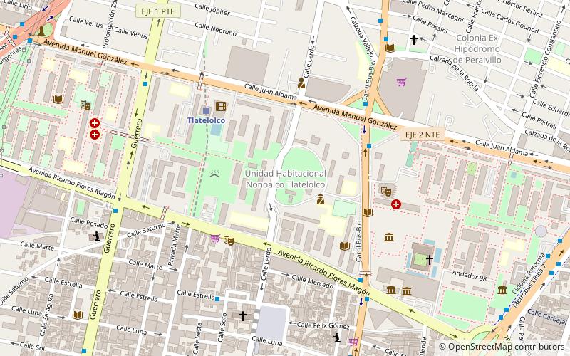 Conjunto Urbano Nonoalco Tlatelolco location map