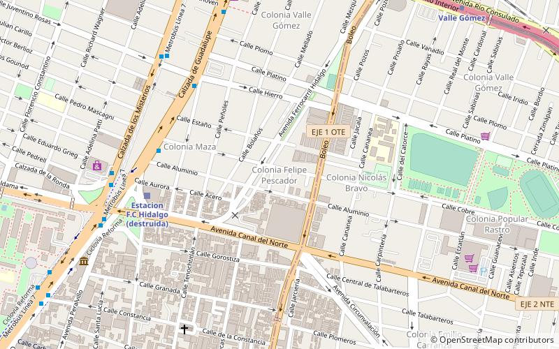 Colonia Felipe Pescador location map
