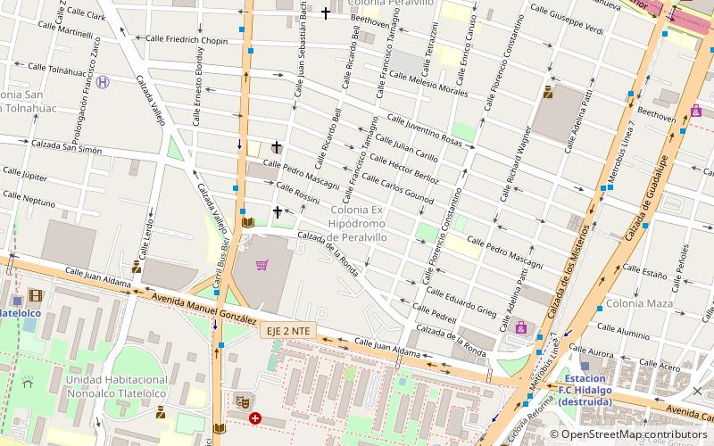 hipodromo de peralvillo ciudad de mexico location map