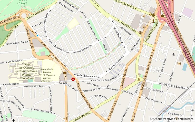 arena naucalpan mexico location map